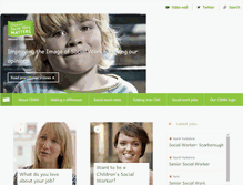 Tablet Screenshot of childrenssocialworkmatters.org